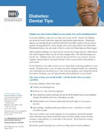 Diabetes: Dental Tips