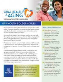 Dry Mouth & Older Adults: Information for Caregivers