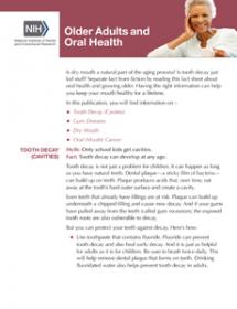 Older Adults and Oral Health